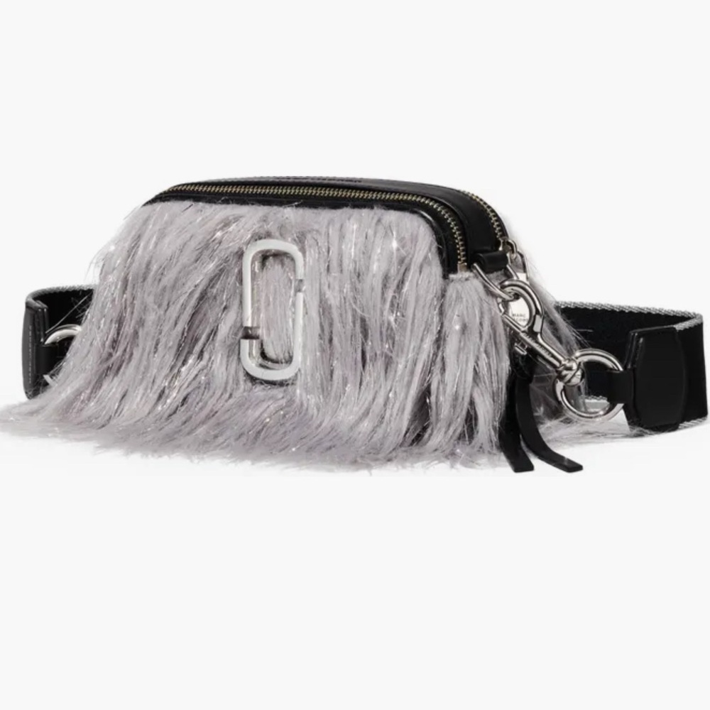 BNWT Marc Jacobs “Creature” Faux Fur Cross Body Camera Bag